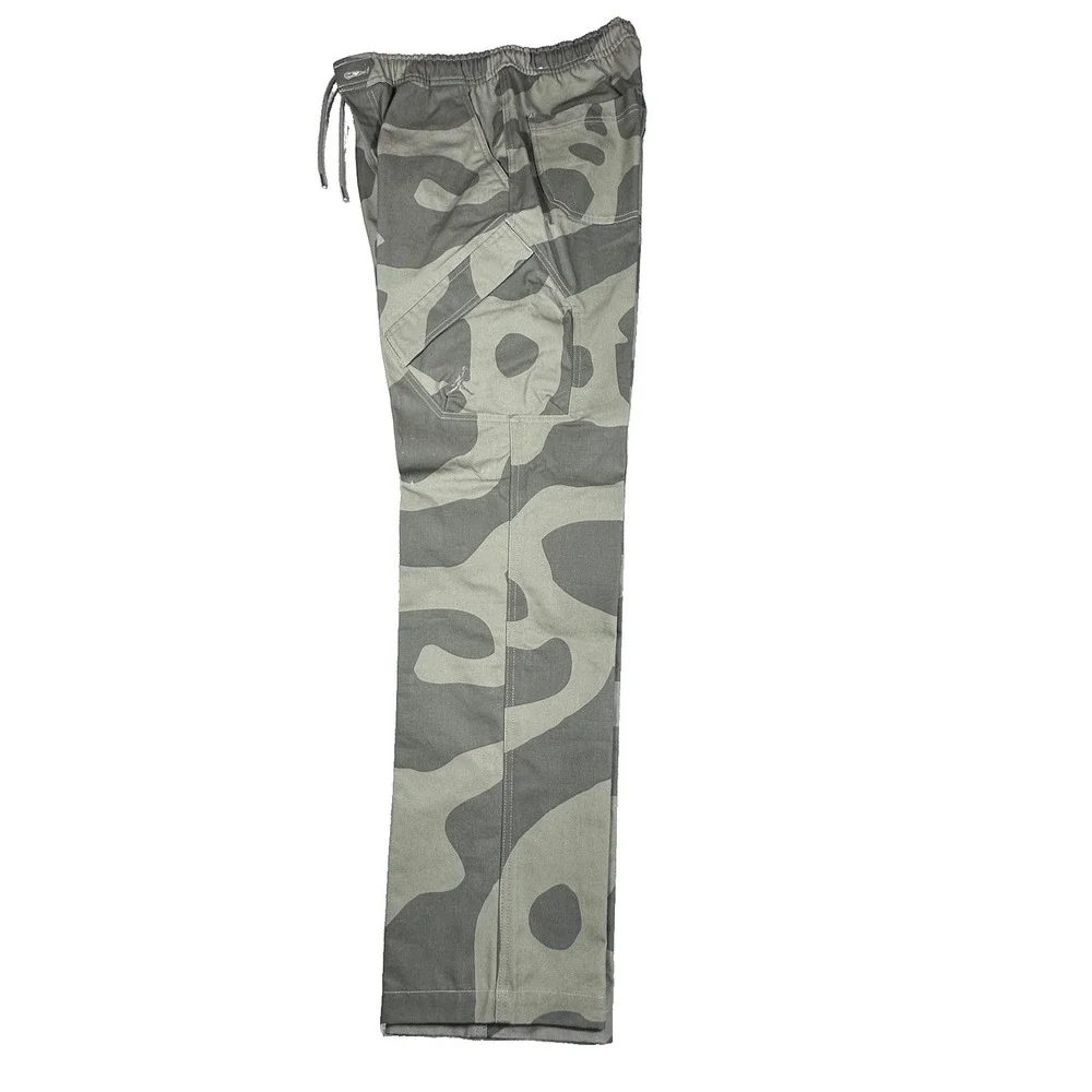 Jordan Essentials Chicago Pants Mens Medium Green Camo Utility Cargo 32x32